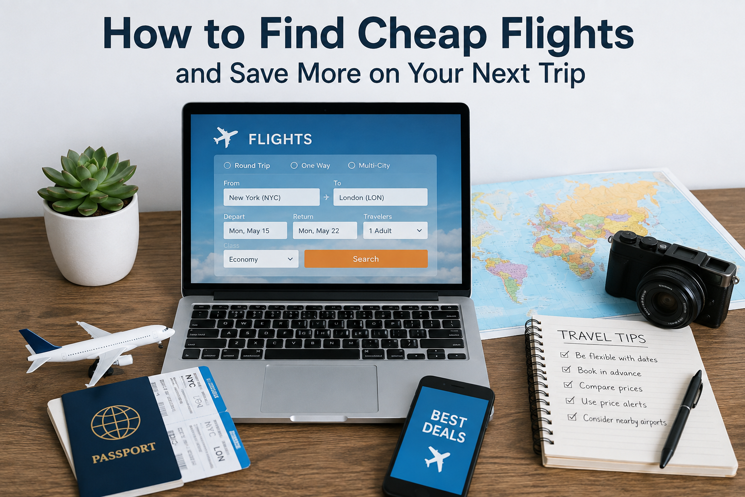 How to Find Cheap Flights and Save More on Your Next Trip